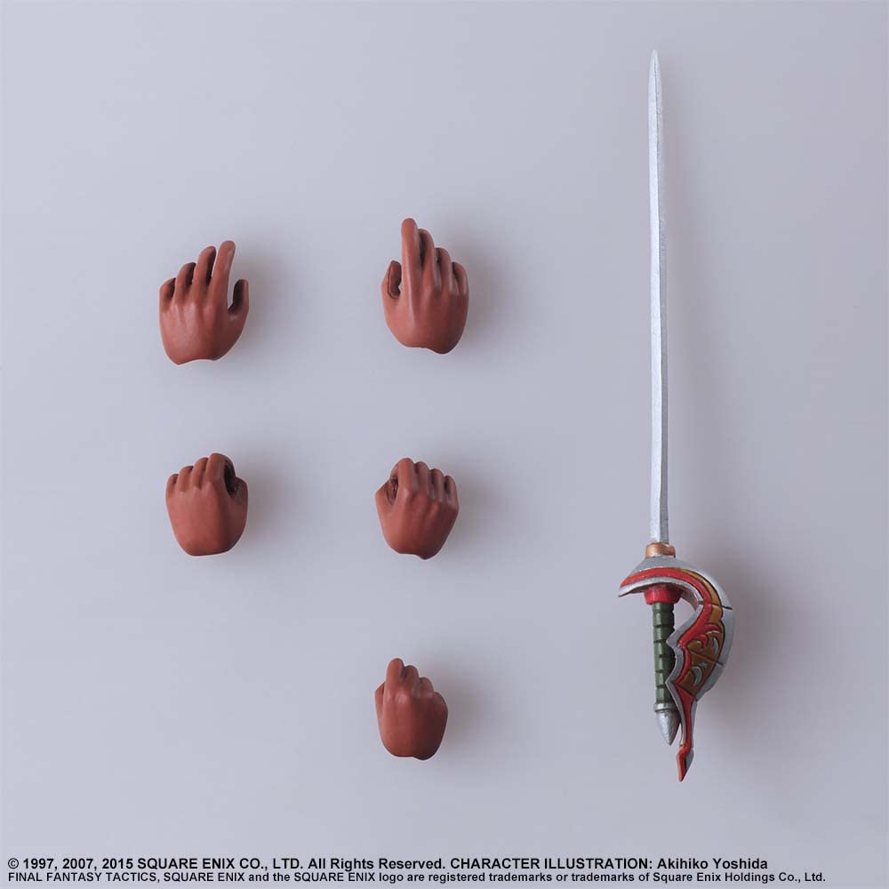 Final Fantasy Tactics Bring Arts Ramza Beoulve PVC painted movable figure