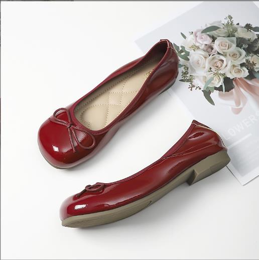 Fashion Brand Designer Women Mary Jane Shoes 2025 Fashion Round Toe Ladies Comfort Soft Sole Flats Women's Comfort Ballerinas Shoes 43