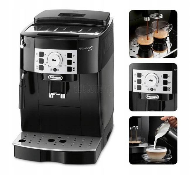 Ekspres Do Kawy Z Młynkiem Delonghi Magnifica S Ecam 22.110.B Czarny
