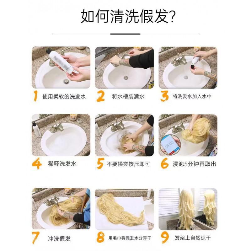 Wigs African Women Fashion Chemical Fiber Headgear Brown Partial Split Short Curly Hair Curling Wig