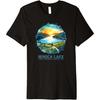 Seneca Lake Sunset Vineyard Finger Lakes NY Nostalgic Art Premium T-Shirt
