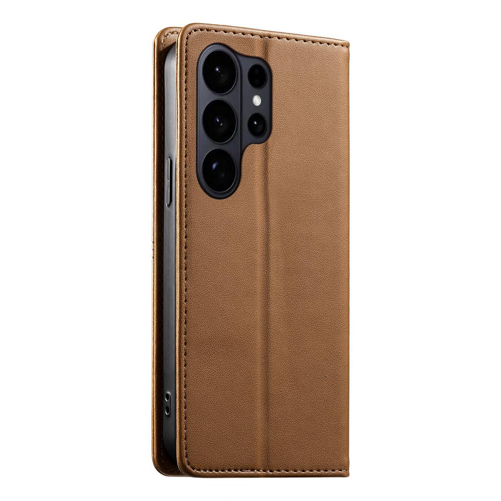 Business Luxury Strong Magnetic phone case For Samsung S26 Ultra S25 Plus S24 S23 A16 A26 A36 A17 A07 RFID kickstand Flip Cover