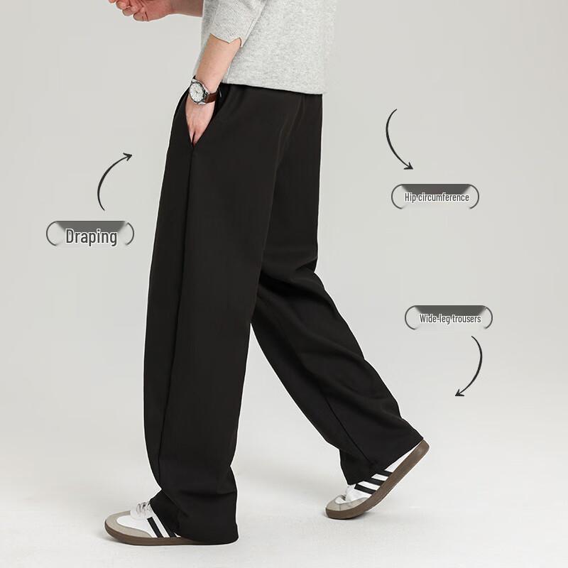 Firstview Pantalon Décontracté Ample à Jambes Larges pour Homme FV25D1787