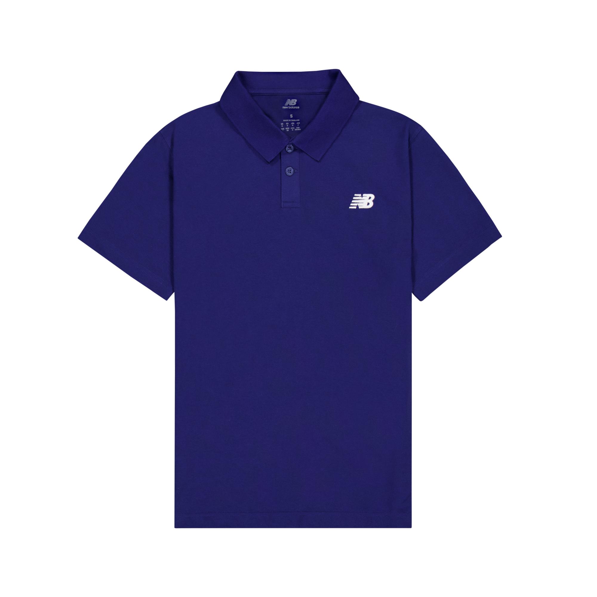 Мужская футболка-поло New Balance Мужская Устрично-синяя MT51519-BUY 2XL