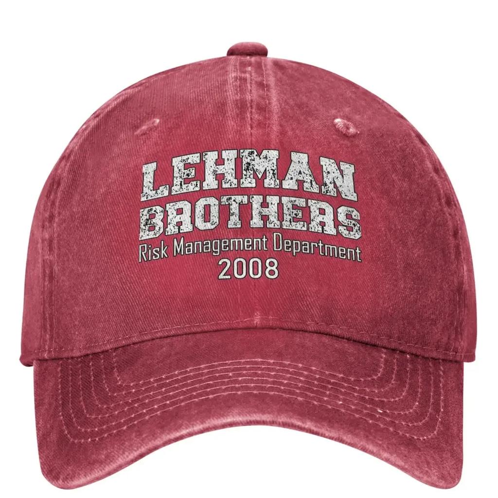 2026 Lehman Brothers Casual Baseball Cap Spring Risk Management Department 2008 Trucker Hat Sun Visor Outdoor Sports Hip Hop Hat