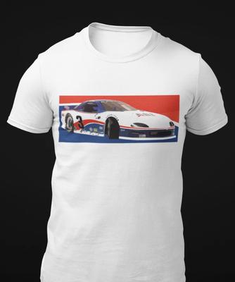 1995 Camaro Ron Fellows Auto da Corsa Maglietta Unisex a Manica Corta 100% Cotone Magliette Uomo Top