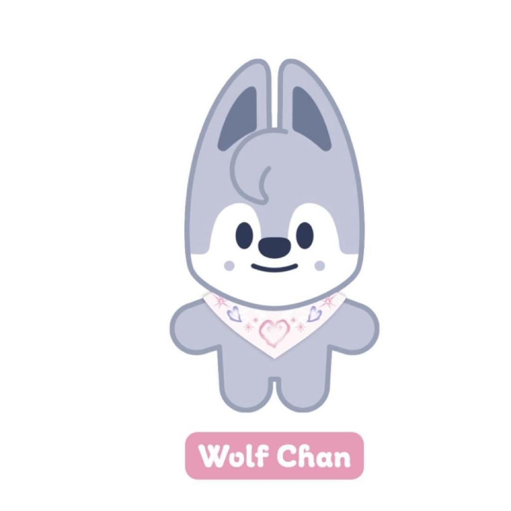 [USED] SKZOO 10cm Plush Toy SKZ 5'CLOCK Wolfchan