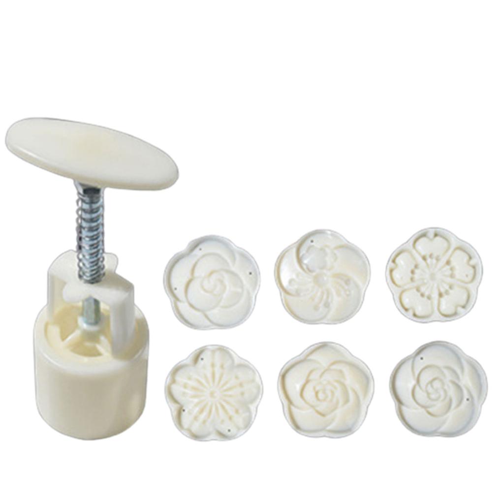 Verschiedene Mooncake Mold Mid-Autumn Festival Mooncake Mold DIY Hand Druck Fondant Dekorationen Werkzeuge Mond Kuchen Form