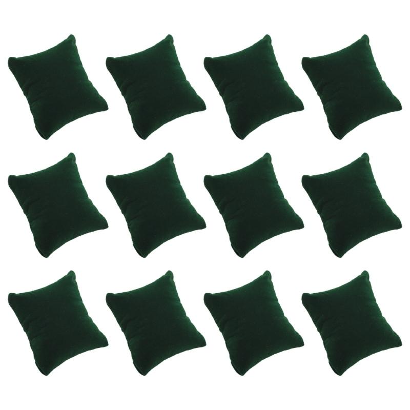Plush Jewelry Display Pillow for Watches Bracelets Secure Storage Soft Filled Accessories Holder