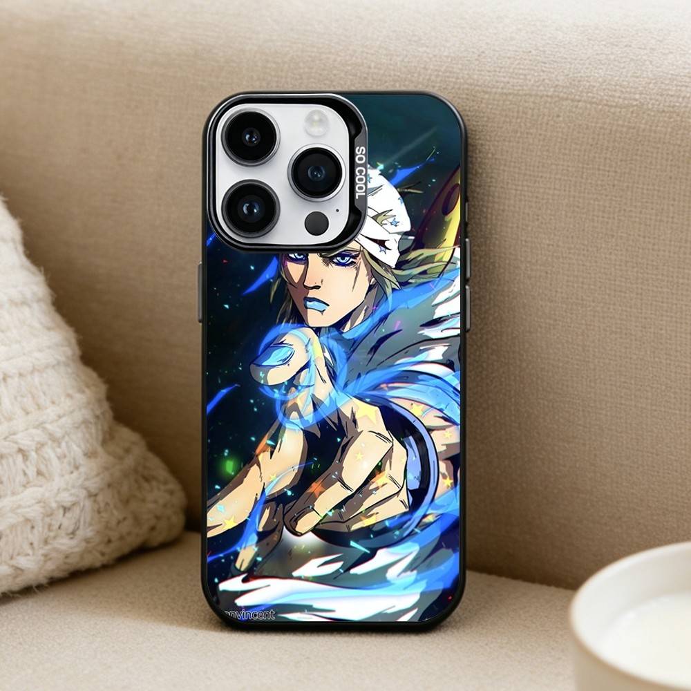 Anime J-JoJo's Bizarre Adventure HOT  Phone Case For iPhone 16,15,14,13,12,17,Pro,MAX Black Matte Shockproof Cover