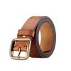 Retro Handmade First-Layer Cowhide Belt, Men'S Genuine Leather Pin Buckle, Fashionable And Personalized Korean Version Of Trendy Middle-Aged And Young