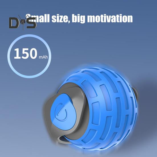 Jucărie interactivă cu bile pentru pisici, reîncărcabilă prin USB, cu bile de rulare, cu reglaj cu două viteze, jucărie automată pentru pisici cu coadă pentru pisici de interior