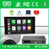 Sinairyu Compatibile con Apple CarPlay wireless per A1 A3 A4 A5 A6 A7 A8 Q2 Q3 Q5 Q7 S4 S5 MMI Car Play Android Auto Mirror Telecamera di retromarcia