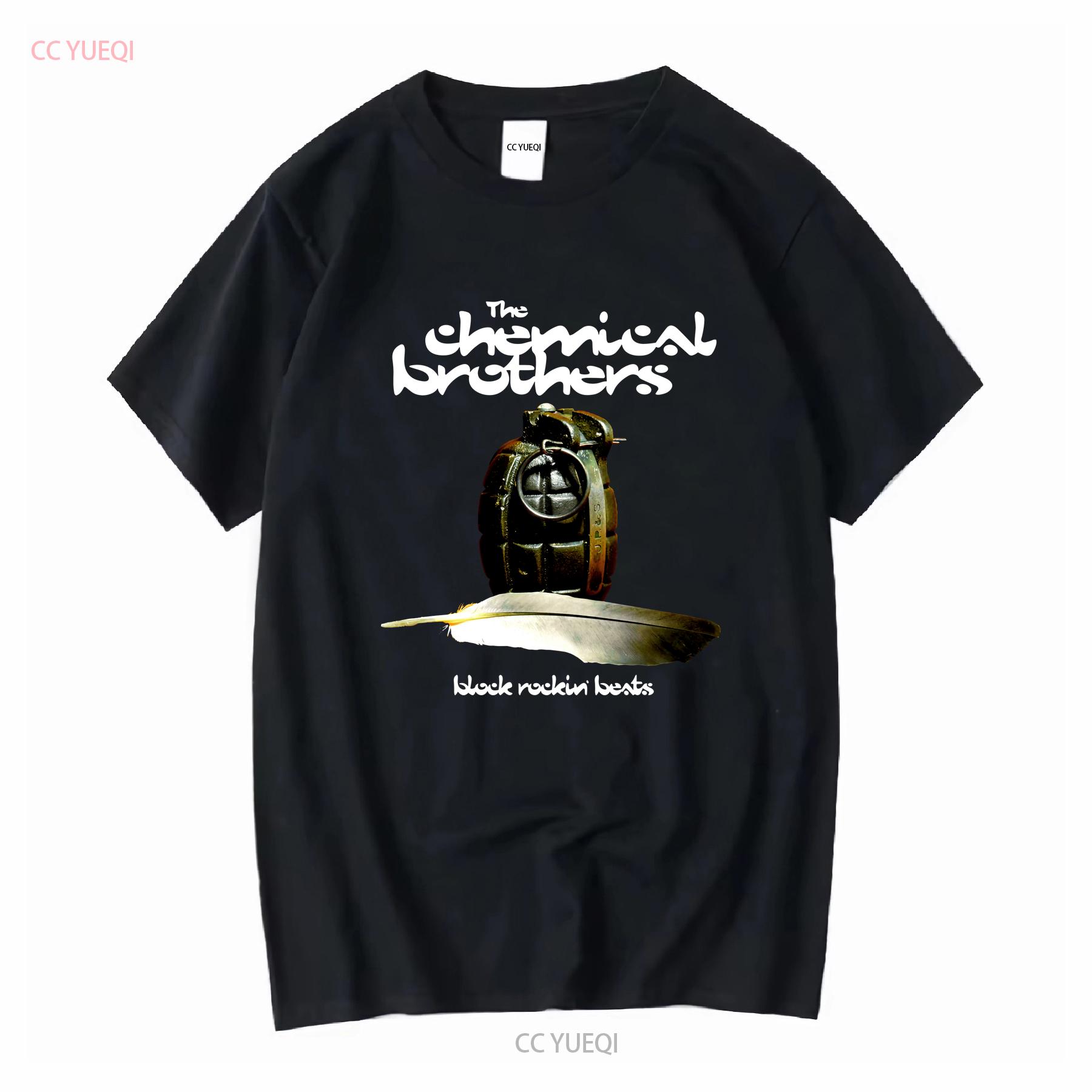 

the chemical brothers Футболка з довгими або короткими рукавами вінтажна прана вуличний одяг м який топ для повсякденного носіння унісекс стильна мода 2XL