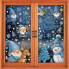 Santa Snowflake And Static Cling Window Stickers Home Decor Christmas For
