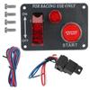 Car 12V 30A Ignition Switch Engine Panel for Car Modification 2 Toggle Car Switch Panel Start Push Button Switch