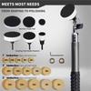 AT19-Bowl Sander Tool Kit With 1"- 3" Hook& Loop Sanding Disc, 75 Sheets Sandpaper, Backing Pads Featuring Foam Interface& Handl