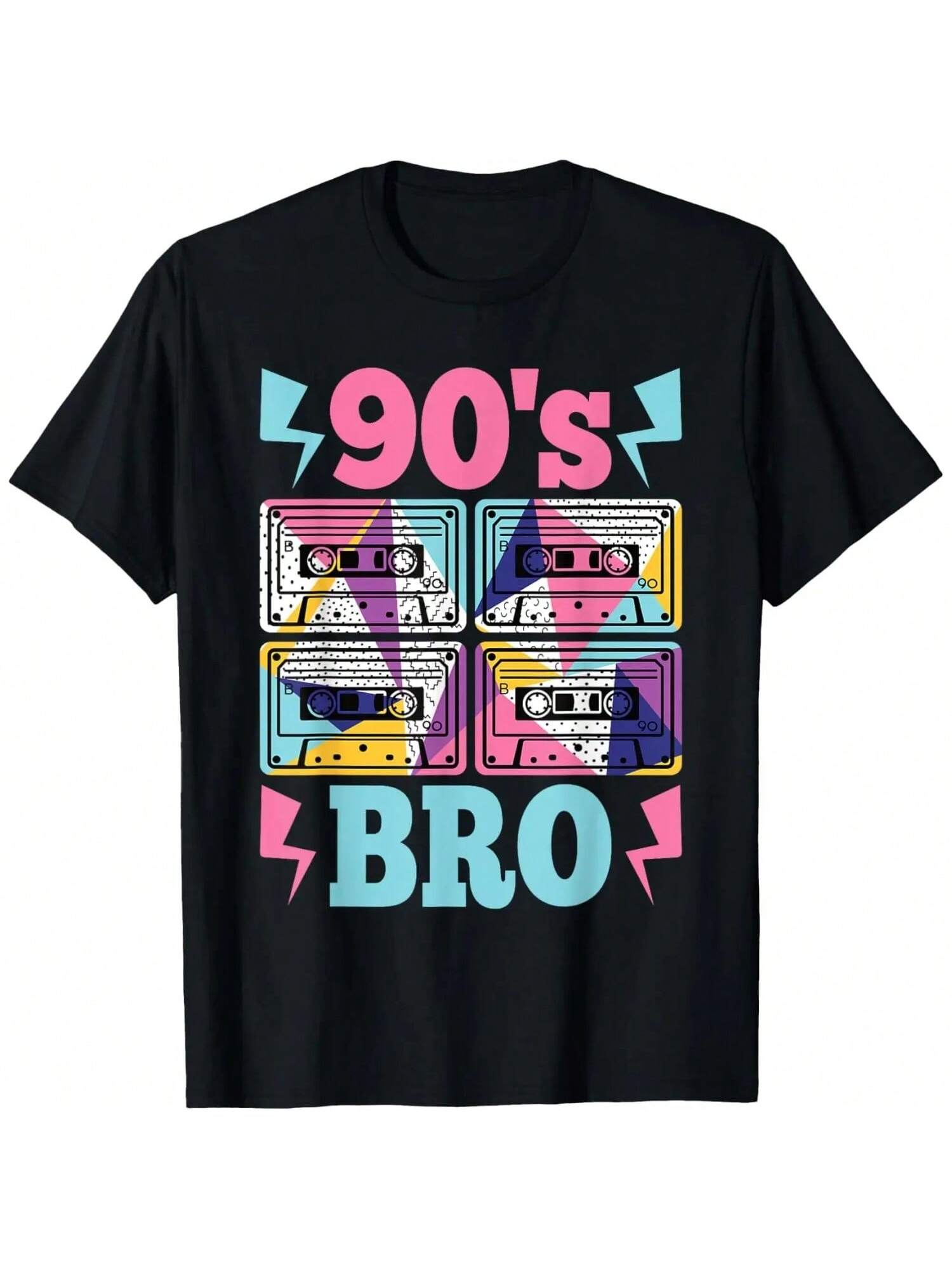 90s Bro 1990s Theme Party 90s Costume Outfit unisex Wounisex Kids T-Shirt S разноцветный