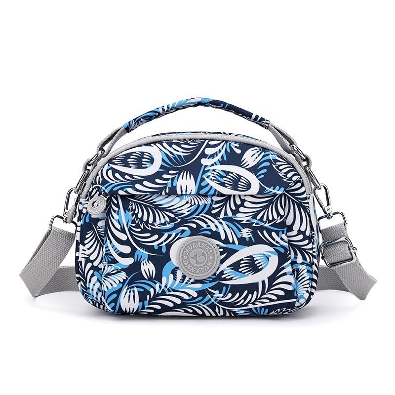 Modische bedruckte Schultertasche neu Mehrfachfach lässiger Trend Umhängetasche Nylon vielseitige Tasche Damen
