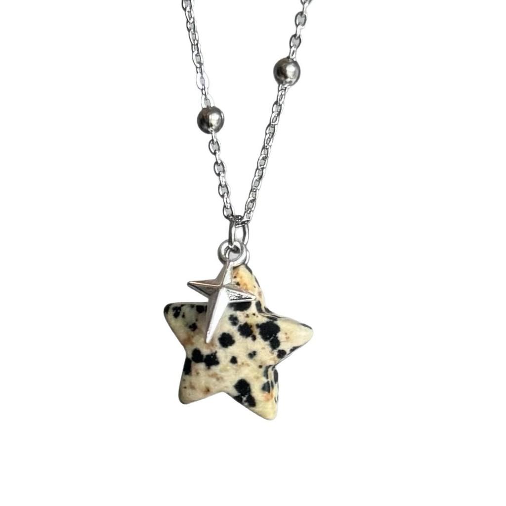 Kawaii Star And Animal Alloy Necklace With Pendant For Casual Women