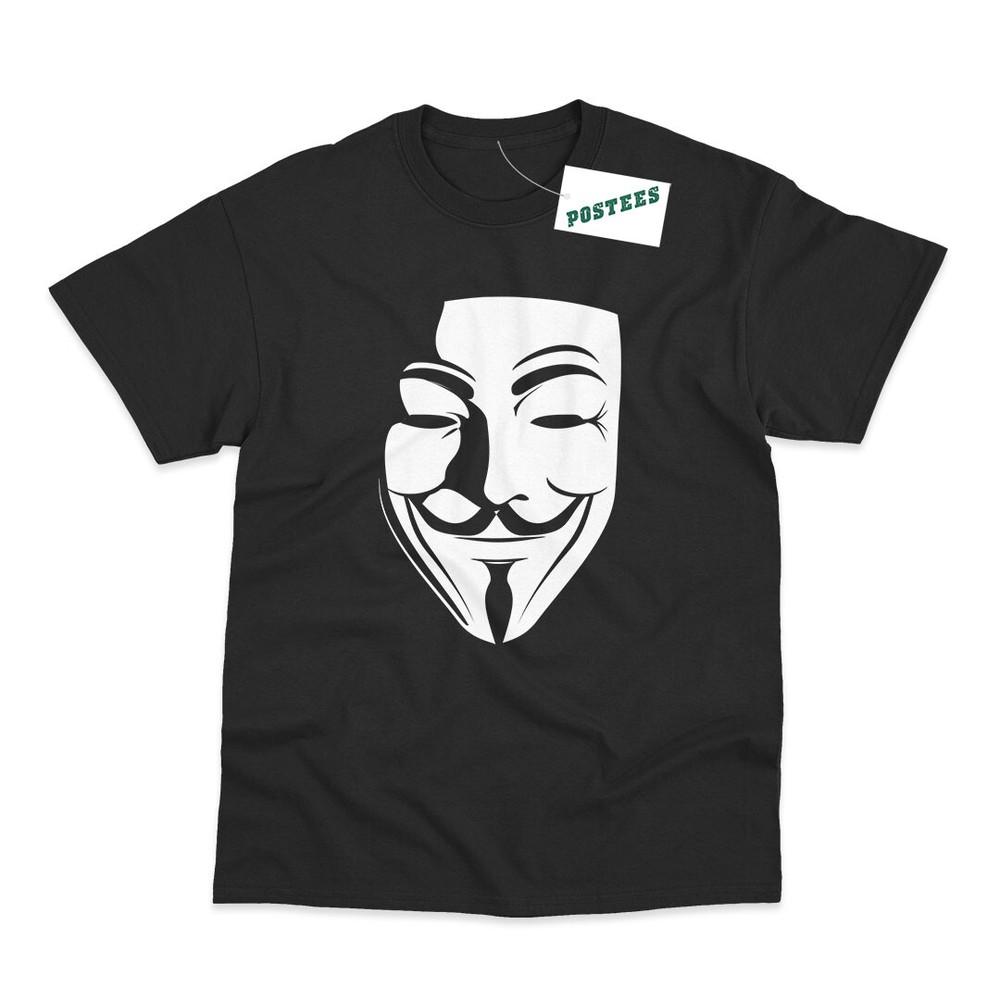 

Mask Inspired by V For Vendetta Printed T-Shirt XL