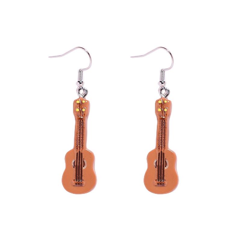 Resin Flower Bear Earrings - European & American Style