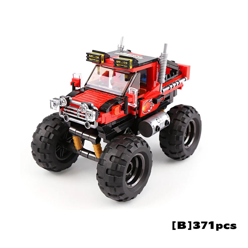 

DIY Car Truck Building Block Set Toys Self Assembly Model Creative Desktop Decor Jeep Bricks Toy for kids Educational