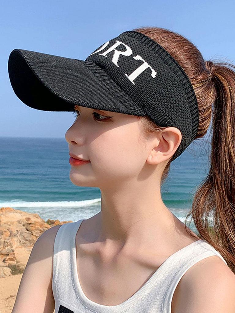 Women's Sports Duckbill Cap Summer Outdoor Sun Hat Empty Top Baseball Cap