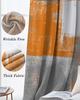 Abstract Orange Mottled Texture Window Curtain Bedroom Decor Curtain Panel Curtains for Living Room