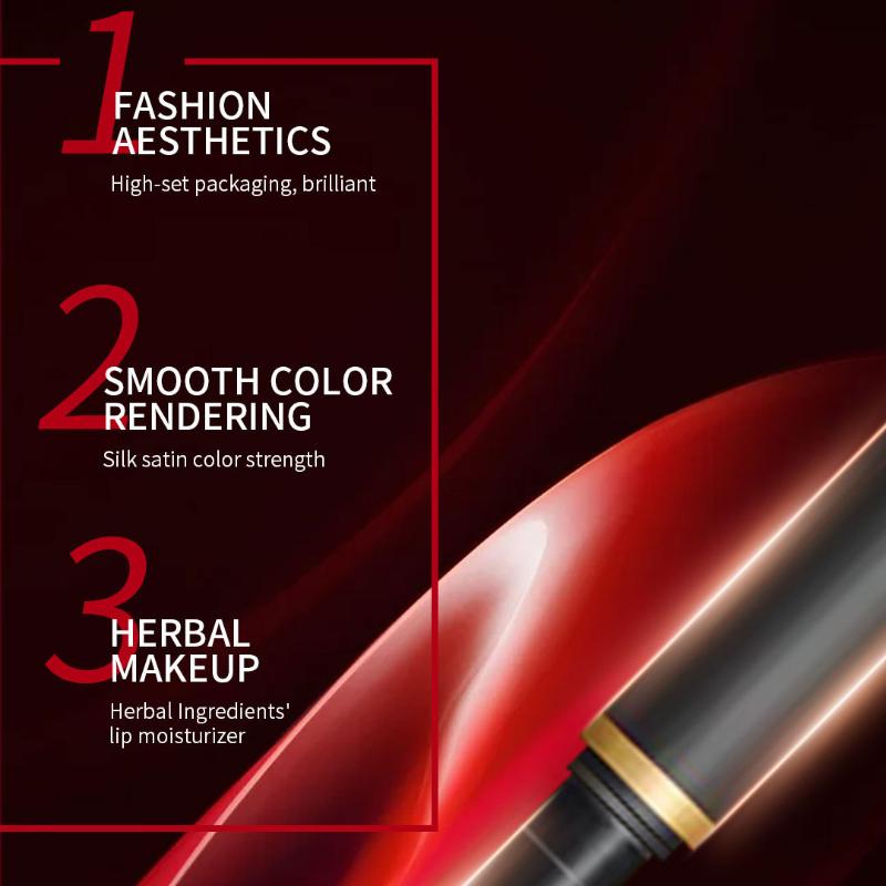 Misiou Beauty Velvet Matte Thin Tube Lip Glaze, samtmatter, leicht zu färbender, nicht leicht zu verfärbender, nicht leicht zu verblassender Lippenstift