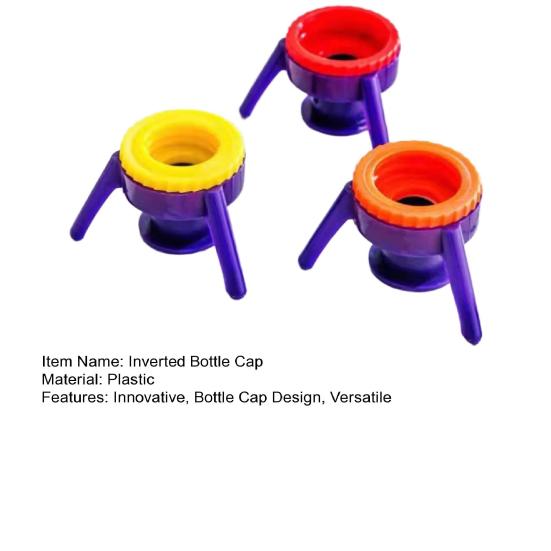 3 ks Stojan s 3 nohami na obrácenou láhev, dávkovač na šampon, pleťové mléko, kuchyňské koření, rychlý kuchyňský dávkovač tekutin