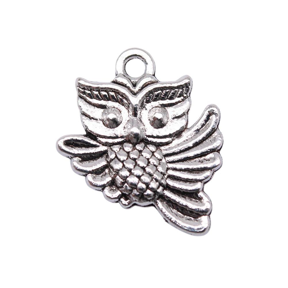 Owl Charms Mini Antique Alloy Pendants For Animal Themed Jewelry Making
