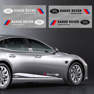 2Pcs Car Body Decoration Stickers Door Personalized Sporty Stickers for Discovery Range Rover Evpque Defender Car Eyeglass Rover L322 L405