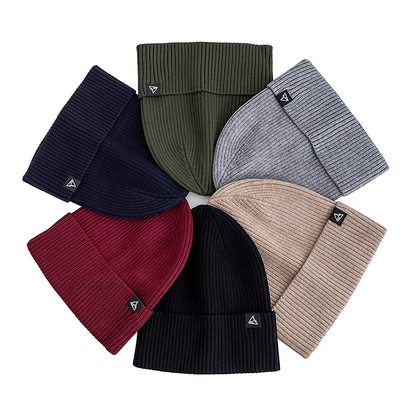 Căciulă Unisex Stil Nou Toamnă/Iarnă Etichetă Vârf de Munte Elasticitate Ridicată Căciuli Tricotate Pentru Bărbați Femei Sporturi în Aer Liber Căciuli de Schi