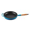 Pan - Le Creuset - Enameled Cast Iron - 28 Cm - Azure Color - Compatible with All Heat Sources
