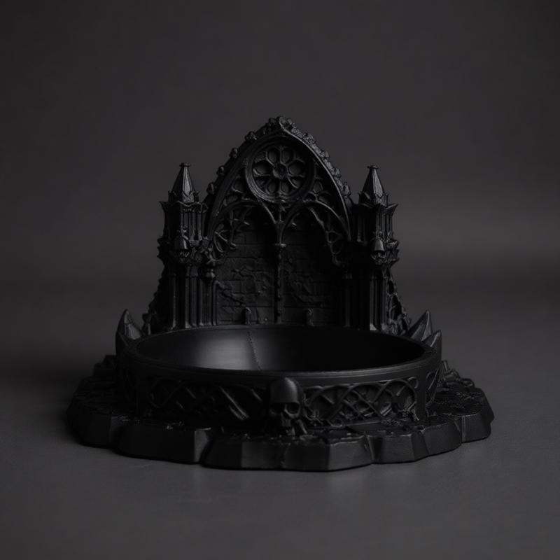 Castles Decorative Tray for Home Decors Gothic Castles Tray Key Tray Entryway Decors Jewelry Organizers Trinket Dishes