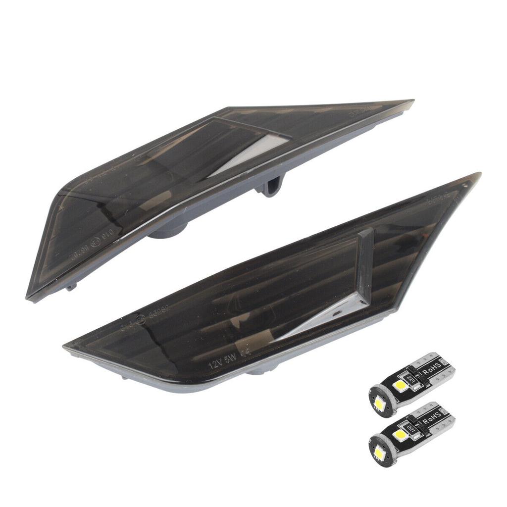 2pcs Car Turn Signal Light For Honda Civic 2016-2026 IP68 Waterproof Turn Signal Width Light Modified Black With LED Bulb