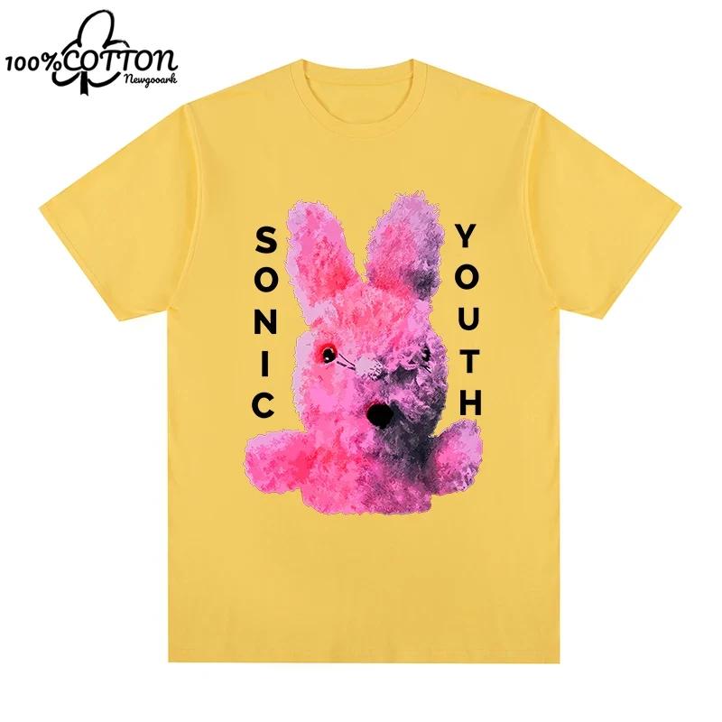 LE Sonic Youth Rock Band Punk Casual T-shirt Cotton Women T Shirt New TEE TSHIRT Womens Tops