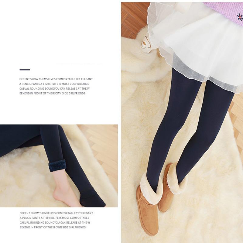 Leggings 300g Ispessiti in Velluto Plus da Donna Taglie Forti Velluto Perla Pantaloni All-in-one Pantaloni Caldi