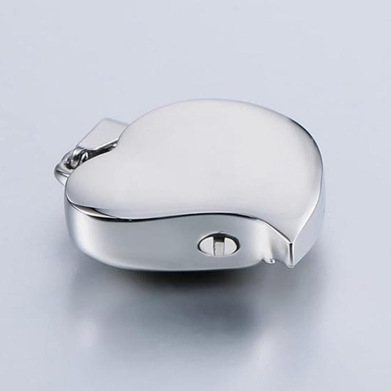 Minneshalsband Asbehållare Medaljong Kremering Halsbandssmycke för Aska/Hår Elegant Medaljong Strass för Kvinnor Män