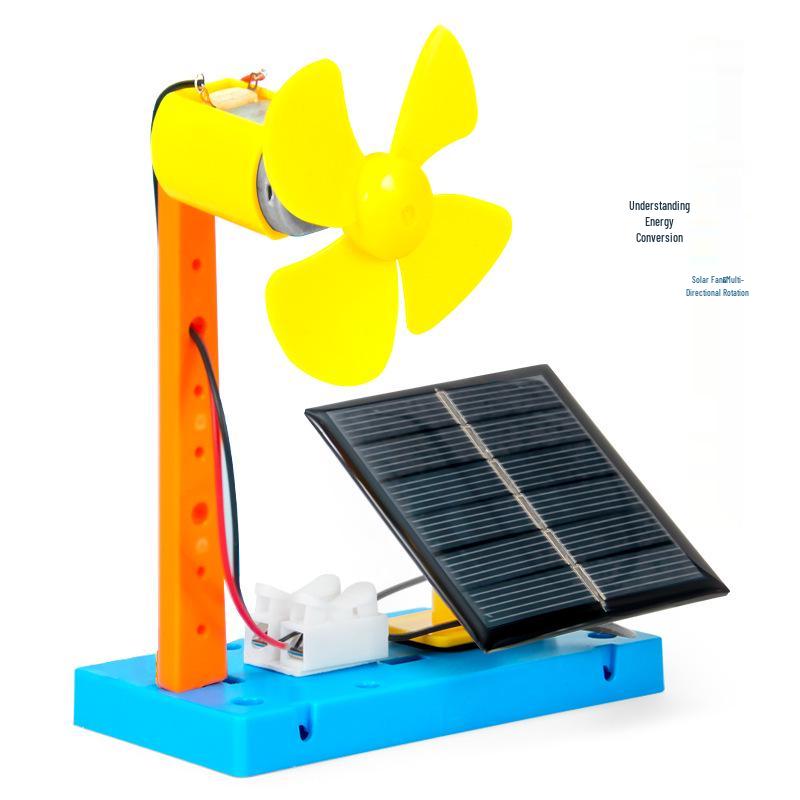 

DIY Solar Fan Science Kit for Kids - Hands-On Learning with New Energy Technology