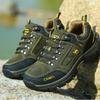 Suede Leather Men Hiking Shoes Outdoor Trail Trekking Sneakers Men Non-slip Breathable Climbing Shoes Men Mountain Sports Shoes