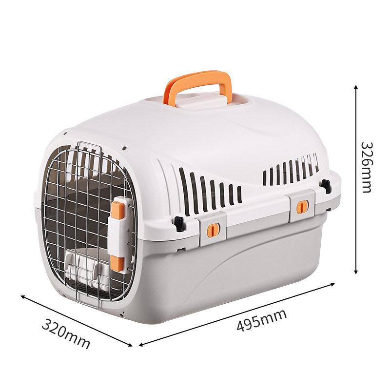 Pet Carrier with Top Skylight Portable Dog Crate Anti-Stress Soft Sided Cat Bag Breathable Perfect for Traveling/Hiking/Camping