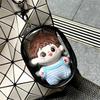 10cm Cotton Doll Transparent Protection Bag - High Transparency, Scratch-Resistant Hanging Display for Outings.