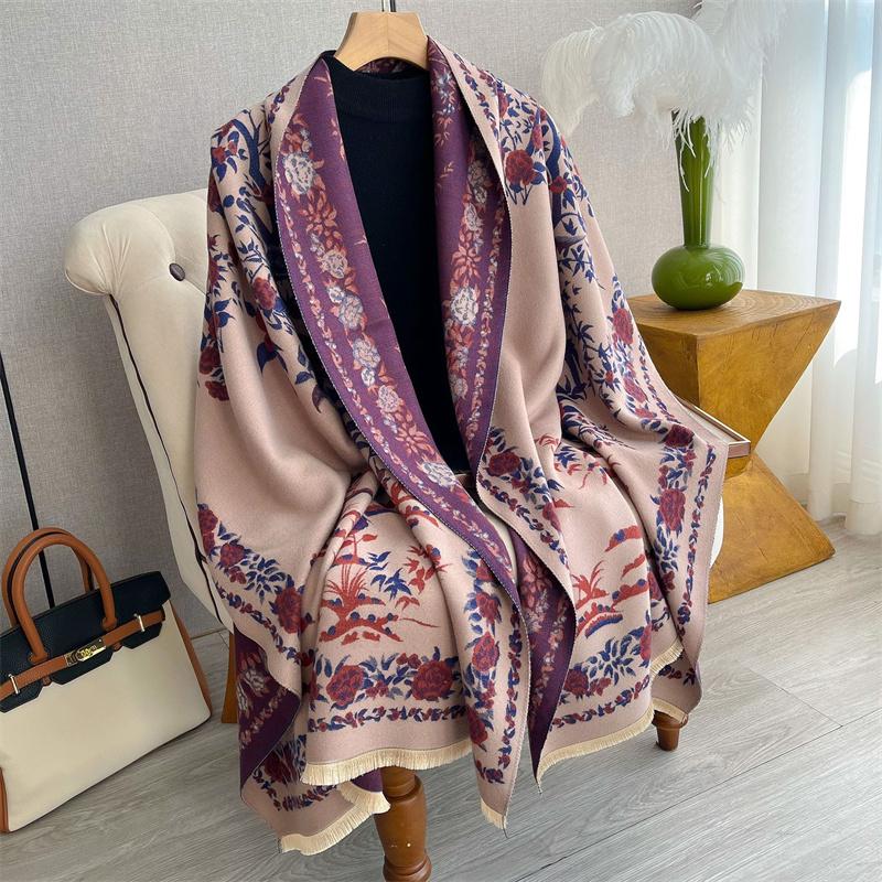 Cashmere Scarf for Women Thick Warm Winter Blanket Brand Female Luxury Quality Shawl Wrap Bufanda Poncho Echarpe Pashmina