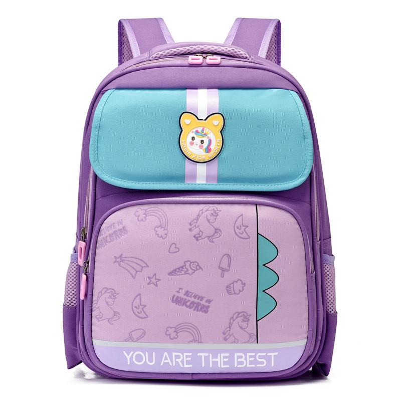 Stylish And Spacious Kids Backpack For Elementary Students In Grades 5 To 6 With Cartoon Patterns And Comfortable Design