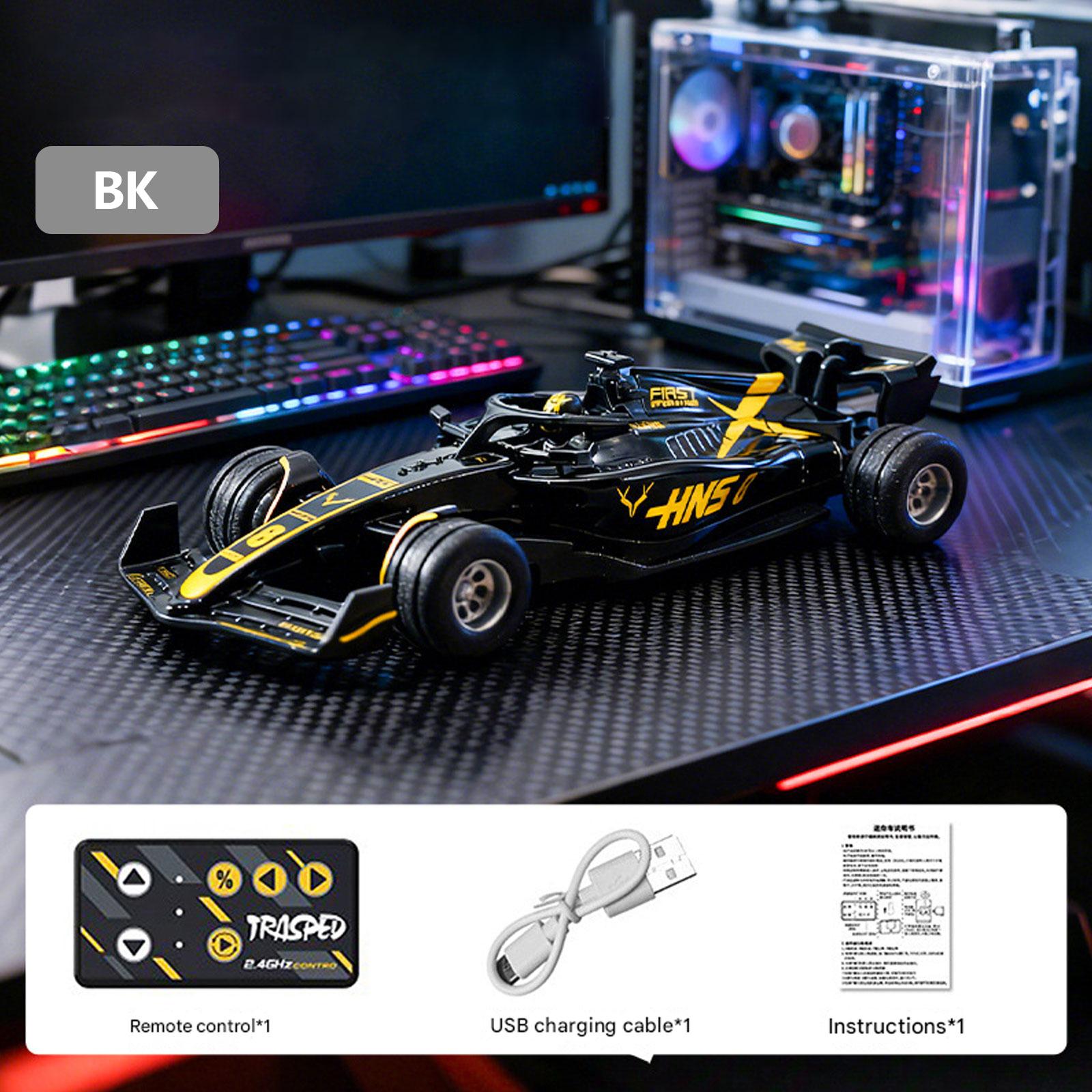 

1:64 Alloy Mini RC Drift Car 3-Speed Dual Control LED Lights Portable Remote Control Racing cars gift for collection