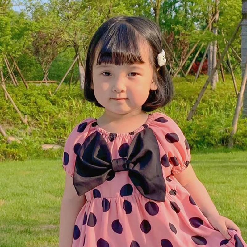 

Корейская версия симпатичного модифицированного натурального детского парика Bobo с полной головной уборой и воздушной челкой