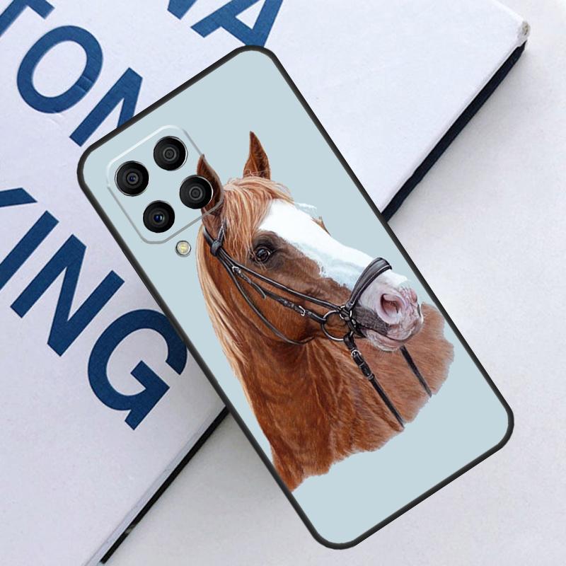 Horse Pony Painted For Samsung Galaxy M21 M11 M31 M13 M33 M35 M53 M55 M15 M14 M34 M54 M12 M32 M52 M06 M16 Case
