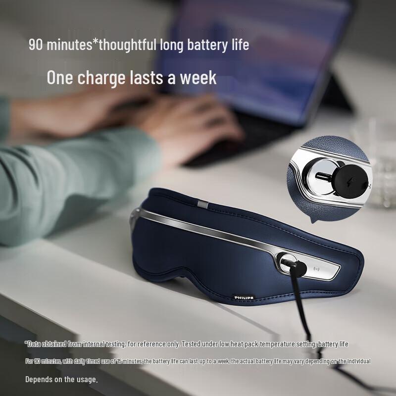 Philips Smart Eye Massager with Heat and Bluetooth (PPM7303E)